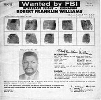 Robert F Williams wanted poster