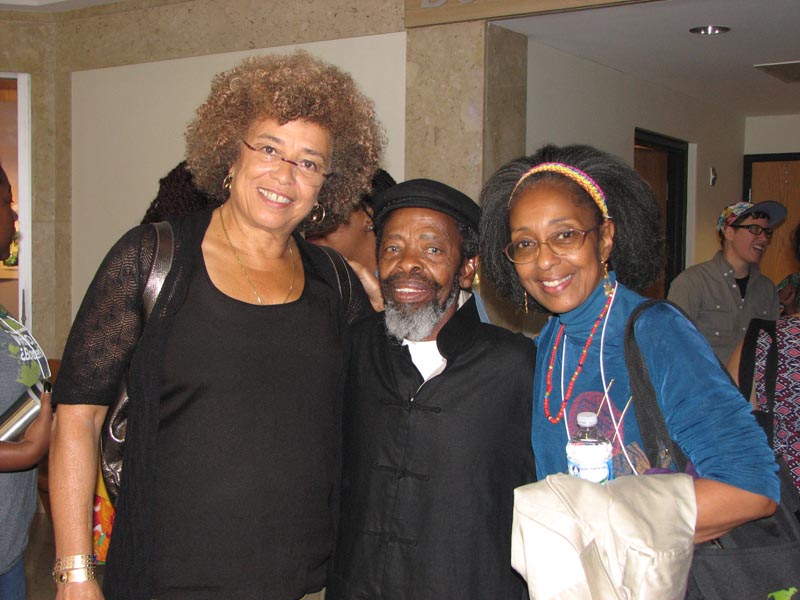 Angela Davis, South African Poet Laureate Keorapetse Willie Kgositsile, Gloria Rolando