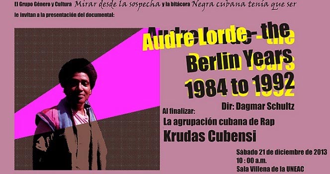 Audre Lorde. The Berlin Years