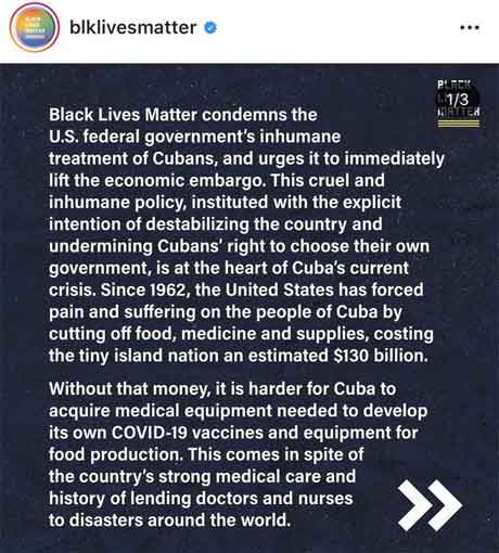 BLM Statement on Cuba #1
