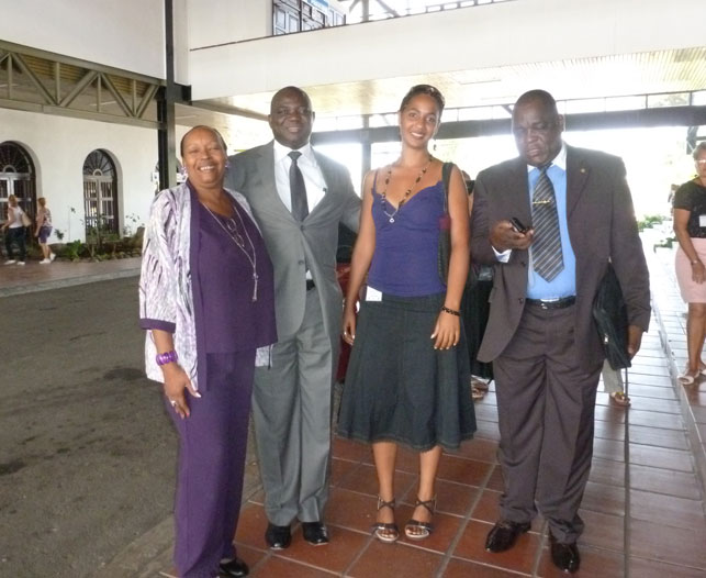 Marta Cordies with African Ambassadors
