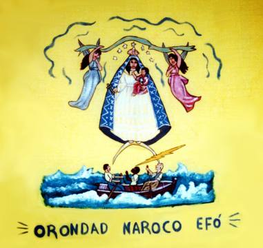 Efo Nation flag from Matanzas (21696 bytes)